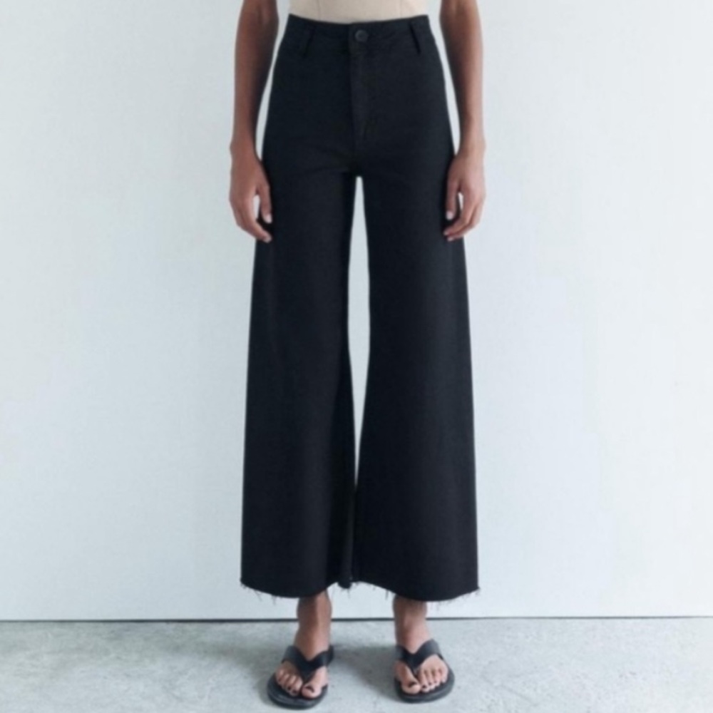 Zara Marine Black Jeans Sz 8/40